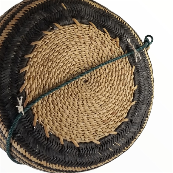 Boho Straw Woven Backpack Wicker Bag Bali - Picture 7 of 7